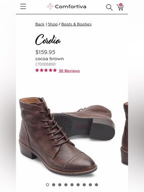 Comfortiva Cordia Boots. Size 8. Like New. SUPER comfortable. Caffe color.